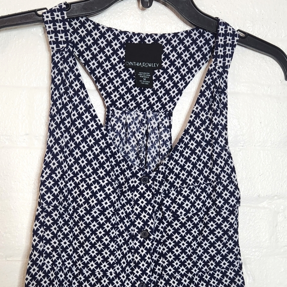 Cynthia Rowley Button-Down Tank - Picture 2 of 7